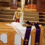 Kelch, Patene, Jubiläumskerze, Stola