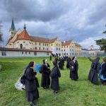 Kirche und Kloster in Horaschdowitz