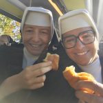 Im Bus schmecken die Bamberger Hörnchen auch.