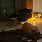 Es wurde Nacht in der Einsiedelei.